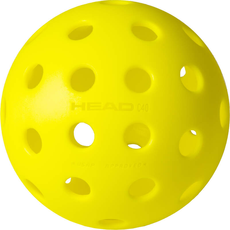 Head Champ Outdoor Pickleball Balls 557020 3 units 40mm Pickleball Head