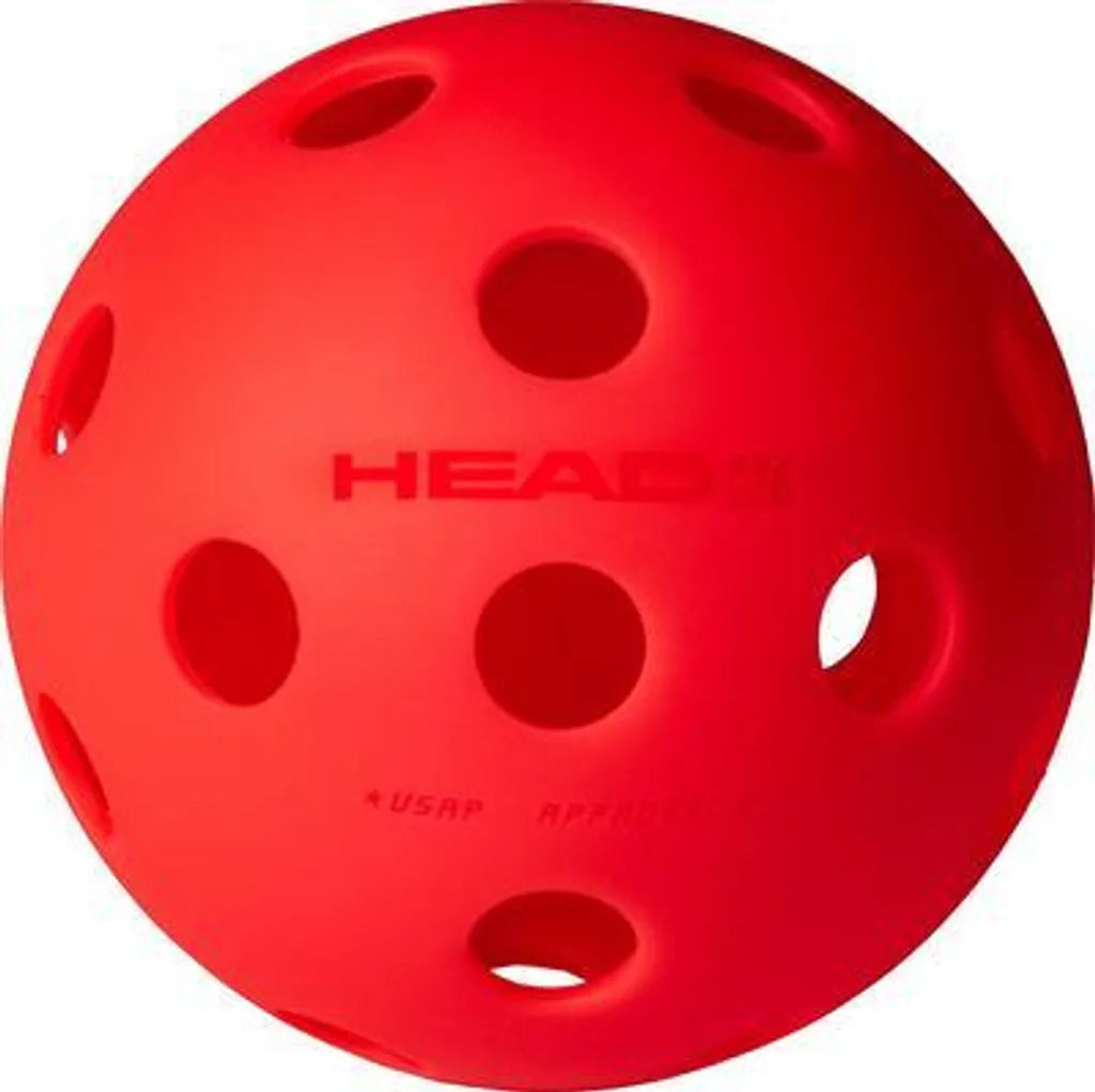 Head Champ 26 Indoor Pickleball 3 Pack - Red Pickleball Head