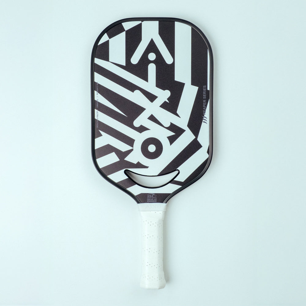 Aixo P14C Reaper Series Chaos Camo 18K Raw Carbon Pickleball Padel Pickleball Paddle Aixo