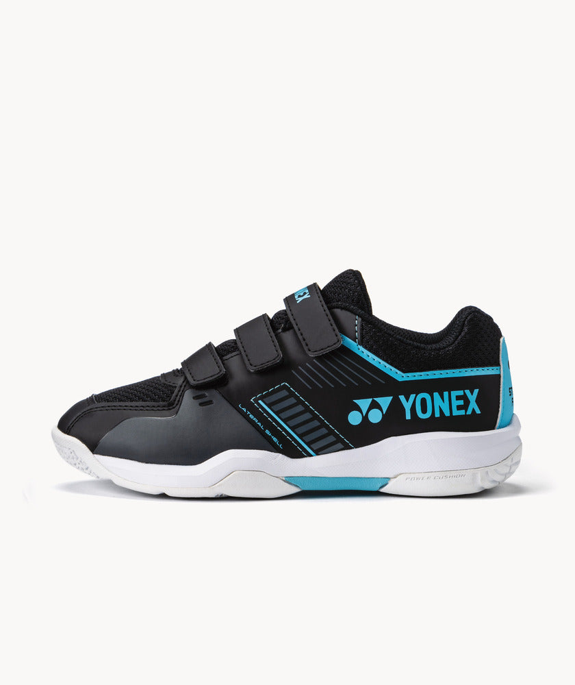 Yonex SHBSF1JB PC Strider Flow Badminton Shoe Junior Belt - Black/Blue