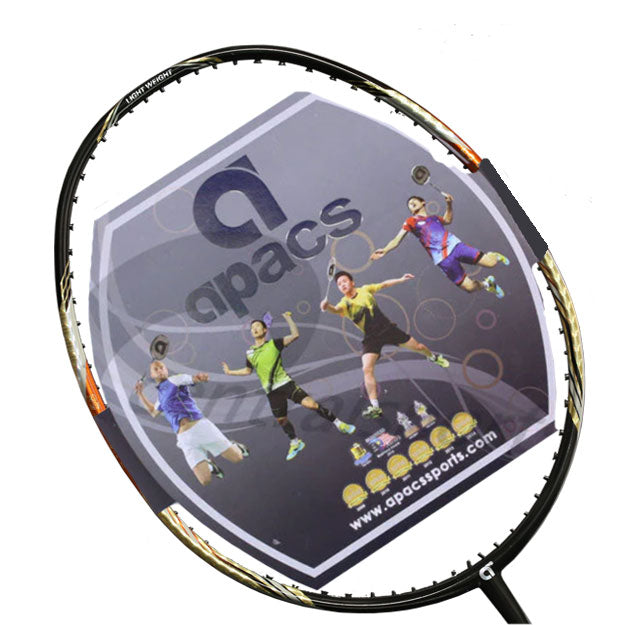 Apacs Feather Weight 55 8U Badminton Racket (Unstrung) Black 8UG2 Badminton Rackets Apacs