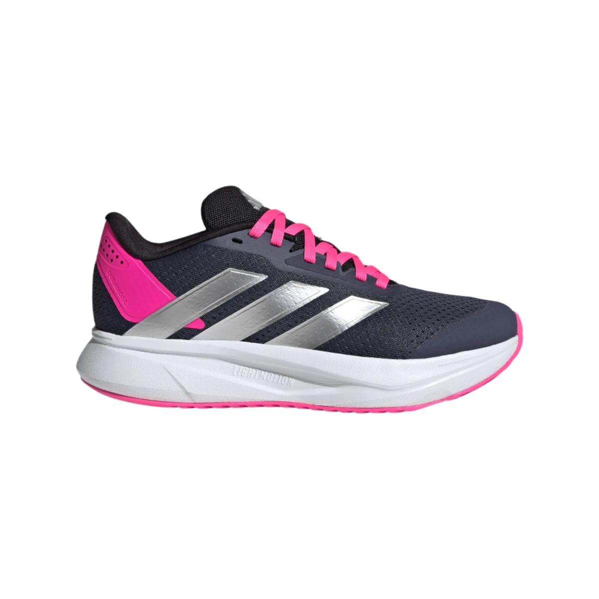 Adidas Duramo SL2 Running Shoes Junior - Black/Pink Grey Silver Pink Running Shoes Adidas