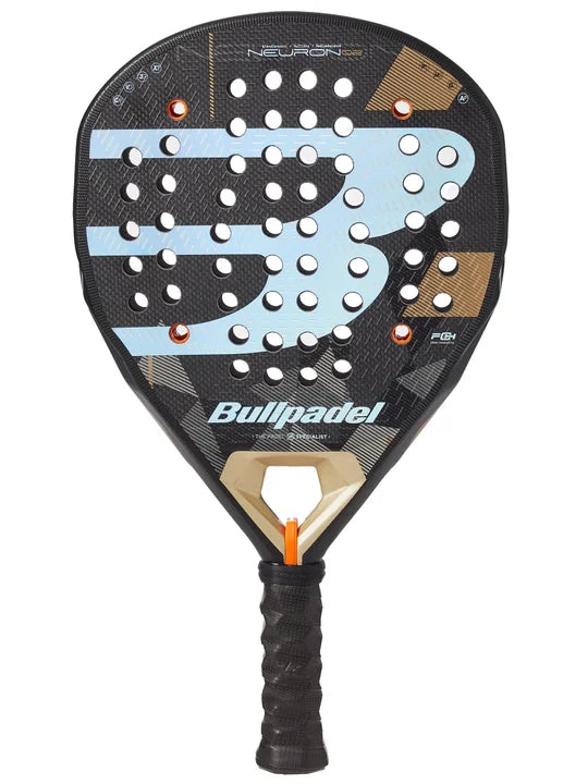 Bullpadel Neuron 02 2026 Padel Racket - Grey Grey Gold One Size Padel BullPadel