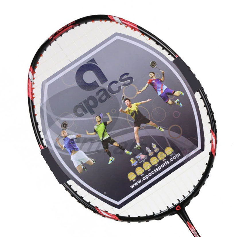 Apacs Stardom 80II Badminton Racket (Strung) - Red Red 4UG2 Badminton Rackets Apacs