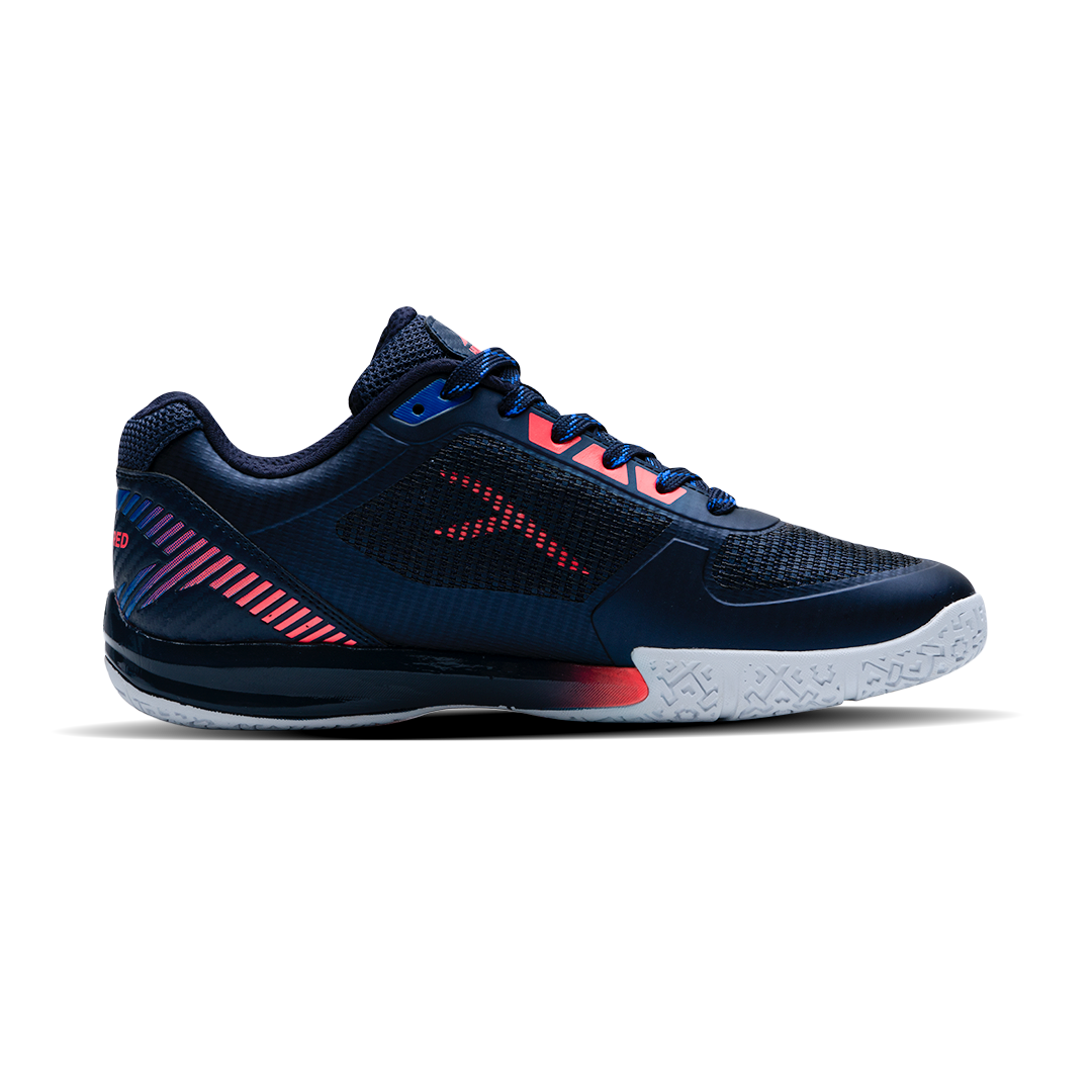 Hundred Beast Max Badminton Shoes - Navy Navy Orange Badminton Shoes Hundred