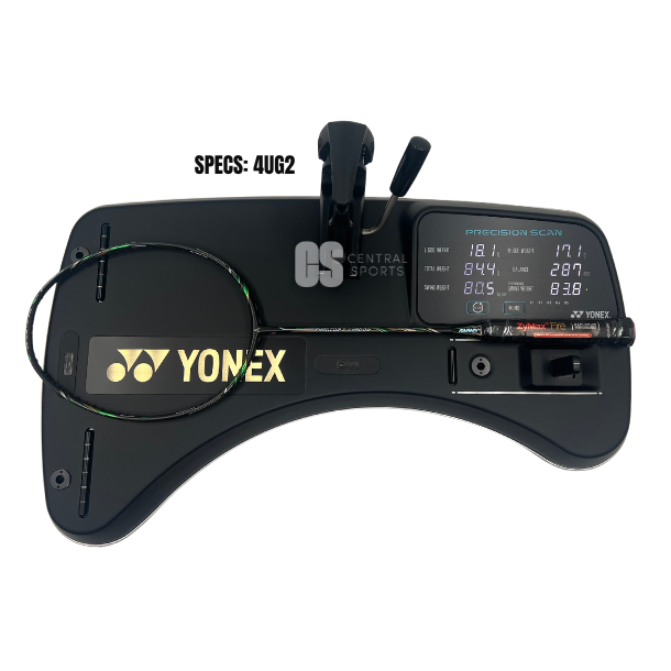 Ashaway Phantom X-Shadow Badminton Racket (Strung) - Black/Green Clearance Ashaway