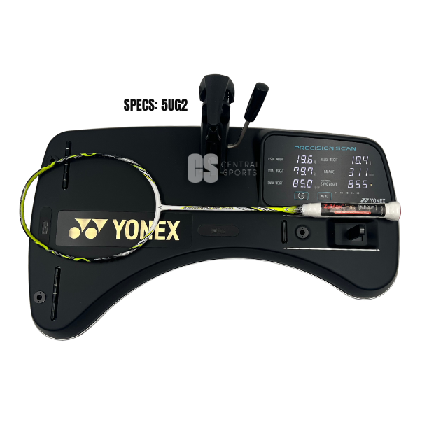 Ashaway Superlight 10 Hex Badminton Racket (Strung) - Yellow Badminton Rackets Ashaway