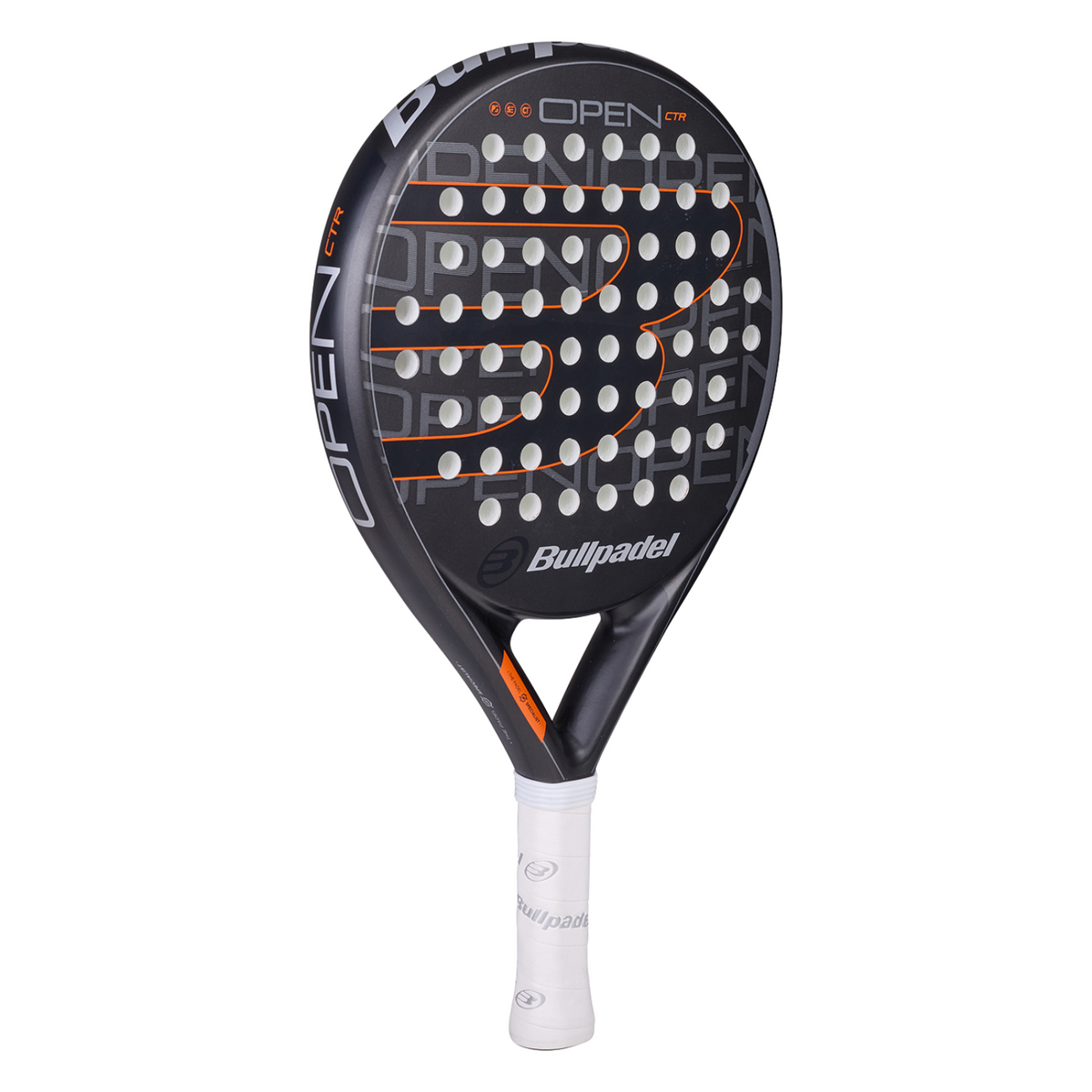 BullPadel Open Control Padel Racket - Grey Padel BullPadel