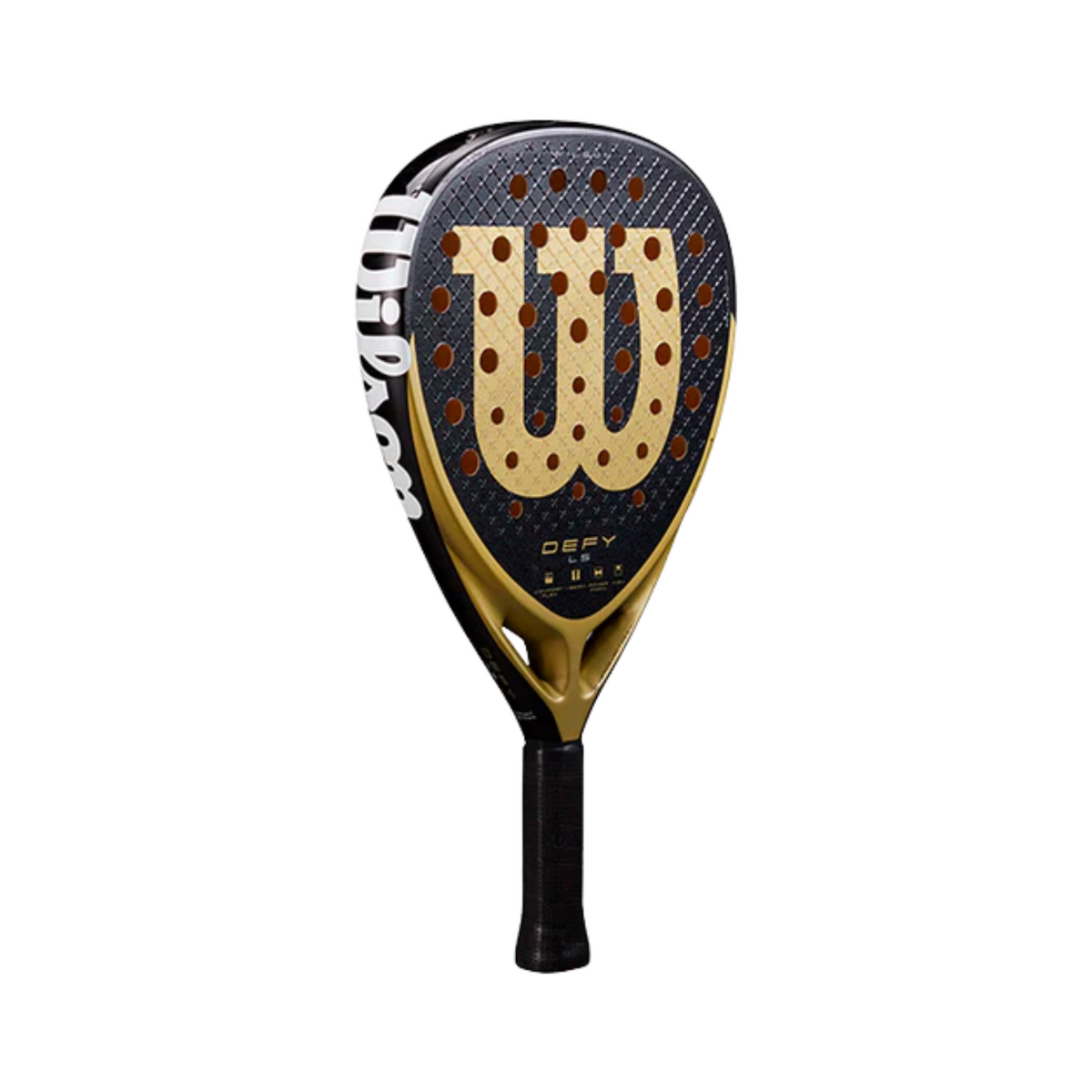 Wilson Defy LS V1 Padel Racket - Black/Gold Padel Wilson