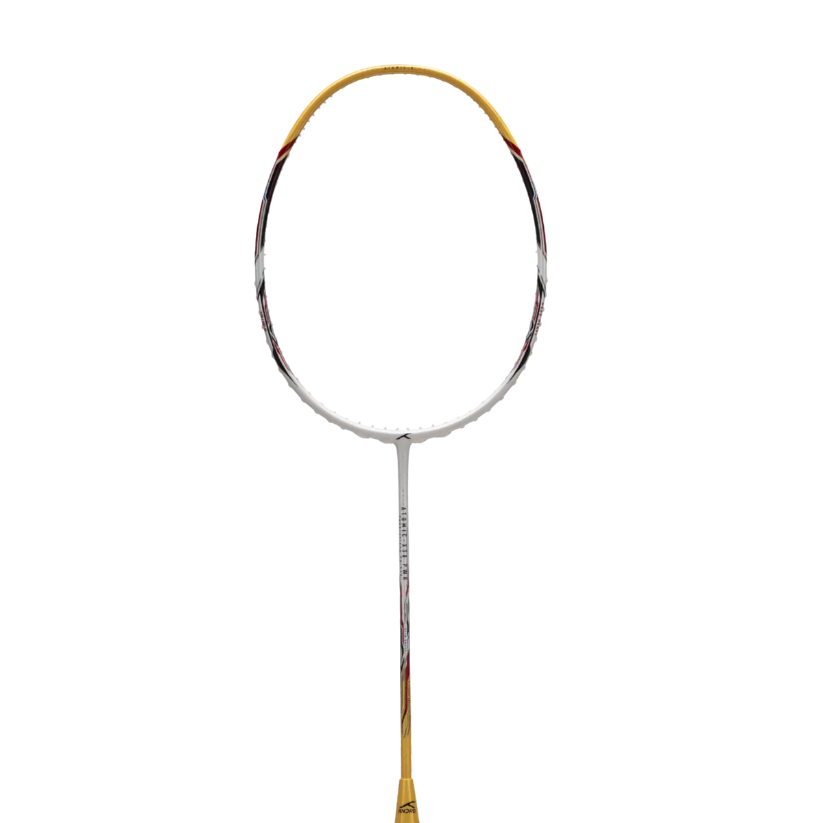 Hundred Atomic X 38 Power Badminton Racket - White/Gold Badminton Rackets Hundred