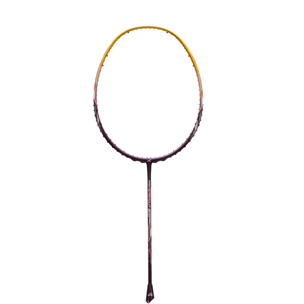 Hundred Primearmour 800 Badminton Racket - Purple/Gold Badminton Rackets Hundred
