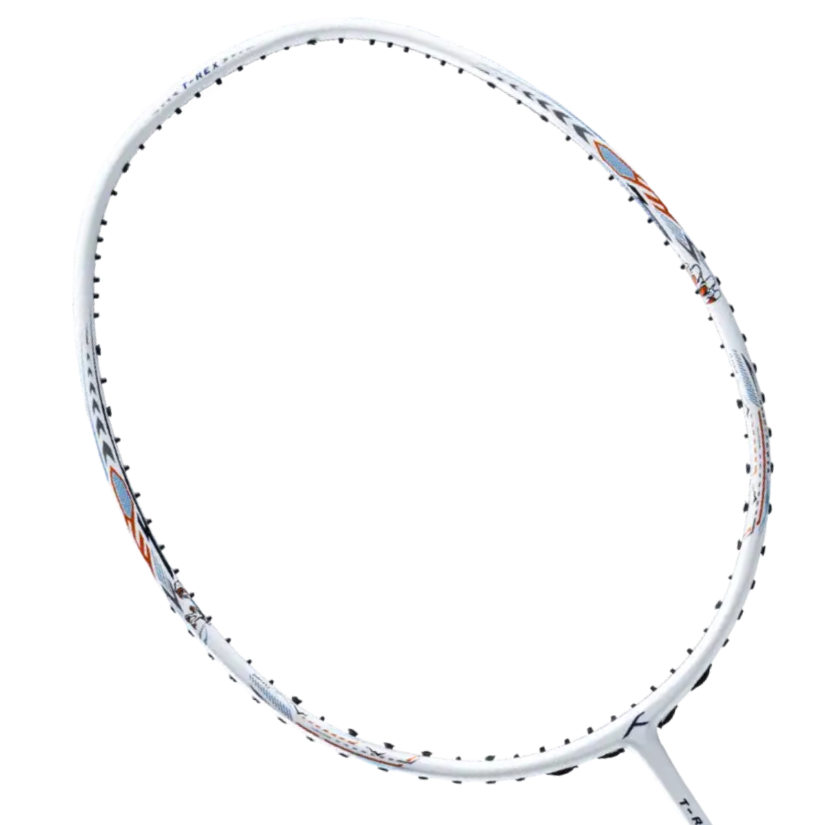 Hundred T-Rex 800 Badminton Racket - White White 4U6 Badminton Rackets Hundred