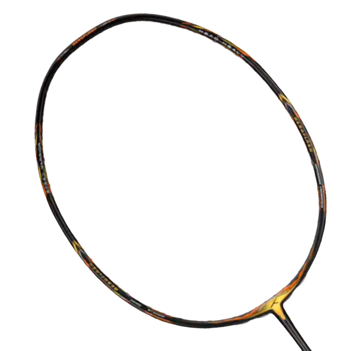 Hundred Aeroflash 8000 Attack 4U Badminton Racket - Charcoal/Black/Gold Charcoal Black Gold 4U6 Badminton Rackets Hundred