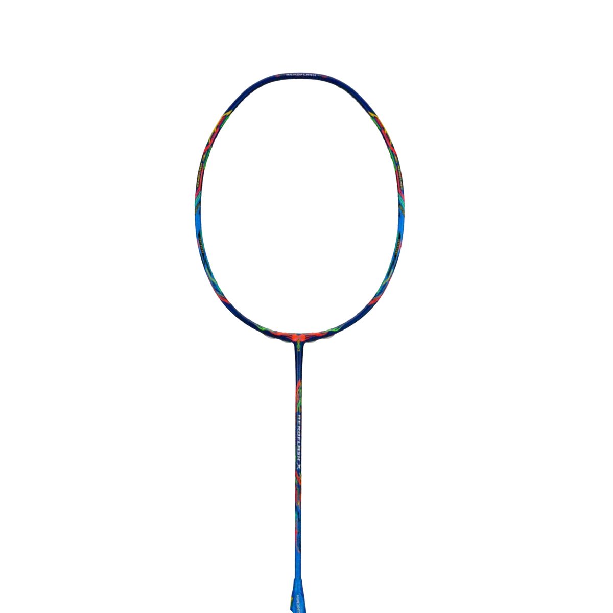 Hundred Aeroflash X Zoom 5U Badminton Racket - Navy/Blue/Orange Badminton Rackets Hundred
