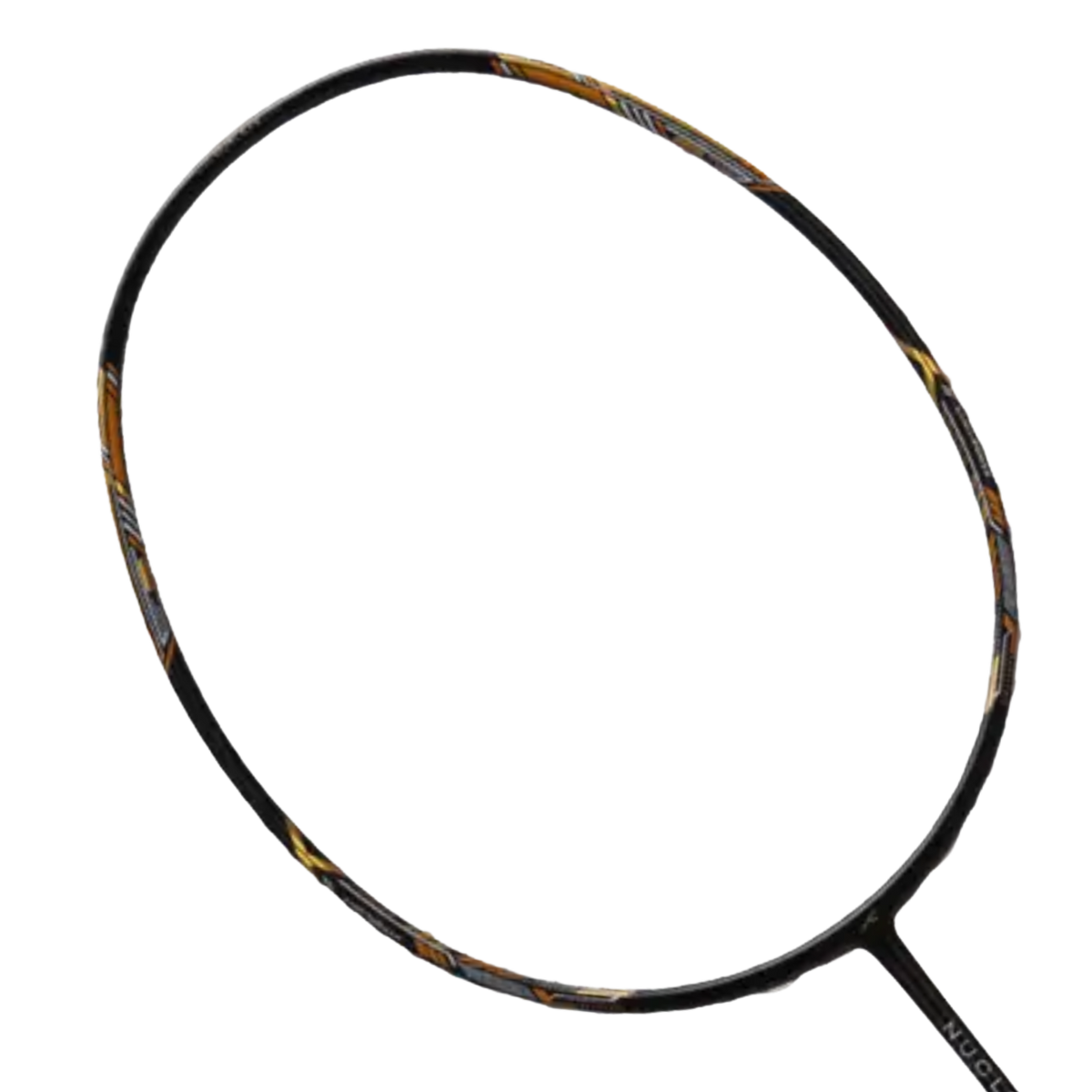 Hundred Nuclear 72 6U Badminton Racket - Black/White/Gold Black White Gold 6U6 Badminton Rackets Hundred