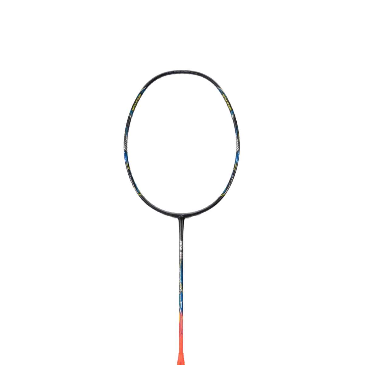 Hundred Battle 600 4U Badminton Racket - Dark Grey/Orange/Silver Badminton Rackets Hundred