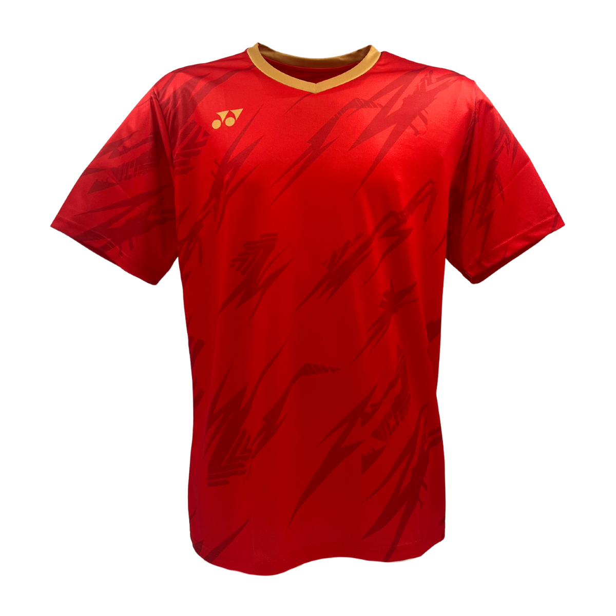 Yonex YTJ8 T-Shirt Junior (Red/Gold) Red Gold Clothing Yonex